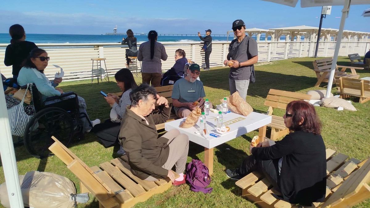 טיול מונגש לזיקים לכל ותיקי אשכול