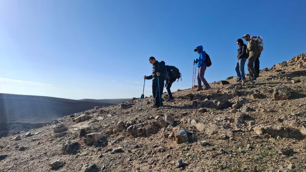 נווה אשכול מטיילים בשבילי ישראל עם יוני שטרן - נחל רחף עליון