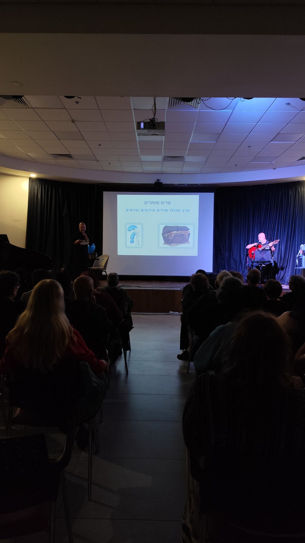 מופע שרים ופותרים עם יואב בן חיים ויאיר מצפה